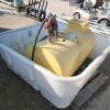 450L Fuel tank w hand pump in plastic tote