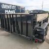 82"W 12'L 2005 rough dump trailer w ownership - 3