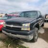 2003 2500 Gas Chev truck, 2 wheel drive, approx 450 US miles, new battery, needs muffler