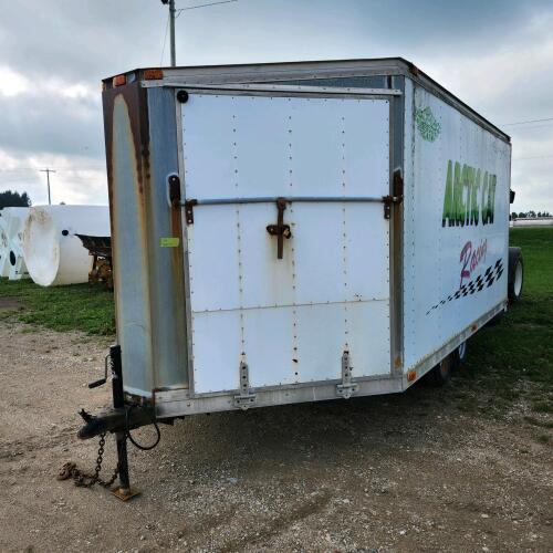 8'x16' V Nose snowmobile trailer no ownership