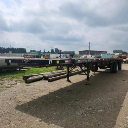 45' Flat bed farm trailer no ownership, w air brakes