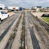 45' Flat bed farm trailer no ownership, w air brakes - 4