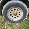 6'x 12' V Nose trailer w ownership, 73" Inside height w contents - 3