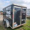 6'x 12' V Nose trailer w ownership, 73" Inside height w contents - 5