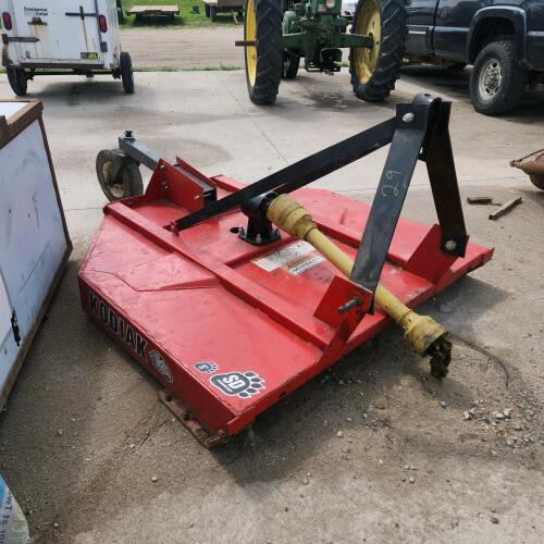 5' Kodiak rotary mower in good condition