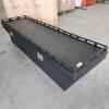 Unused Alum truck toolbox w slight damage