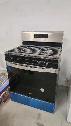 New 30" whirlpool gas stove