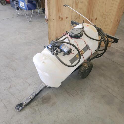 25 Gal tow behind sprayer