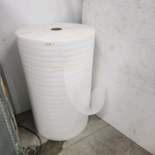 36" W roll of wrapping foam