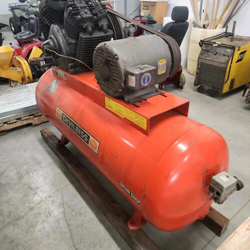 Devilbiss 15hp, 3 phase working air compressor