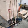 Push brooms, scrapers, shovels, etc