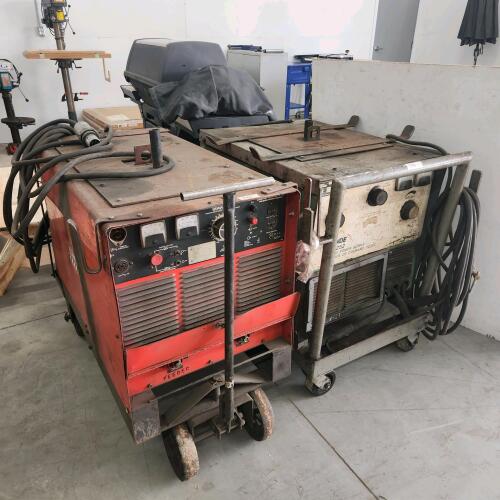 2 3 Phase industrial l stick welders as is