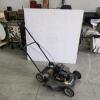 Running push mower