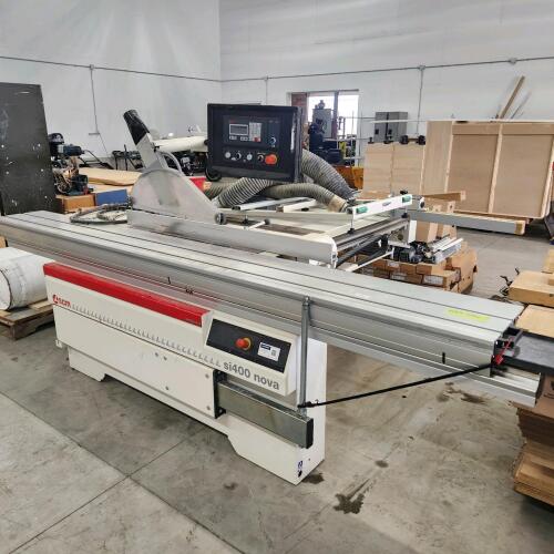 600V SCM SI-400 nova sliding tablesaw, and cabinet w accessories
