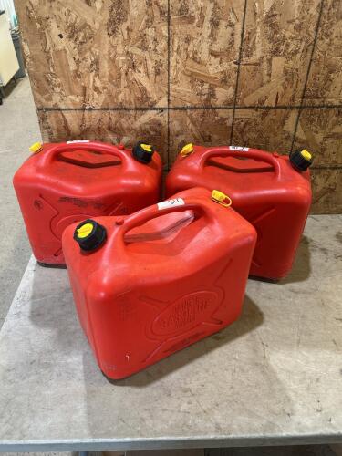 3 6Gal Gas cans