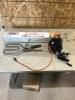 Rotisserie, fire starter, clip on 12v fan