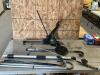 Car jack, telescopic handle, fishing rod, canes