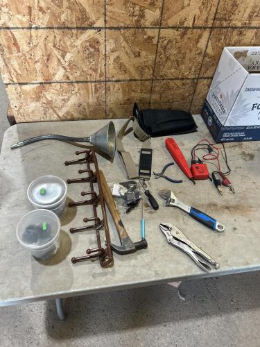 Cable tracking device, assorted tools