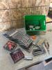 Leatherman multi tool, DVDs, hand tools