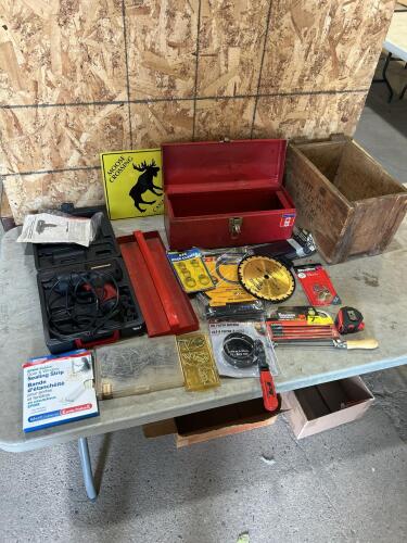 1/2&rdquo; Electric impact, toolbox, filter wrench, various hardware