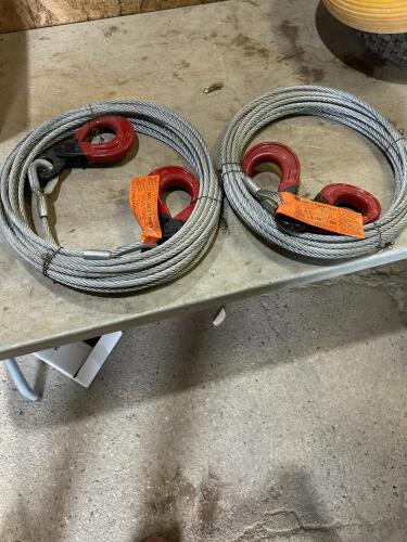 2 46&rsquo; 3/8&rdquo; cable slings