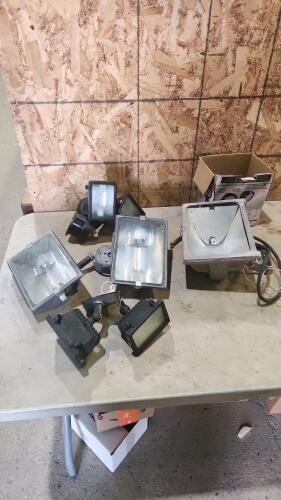 Various halogen lights