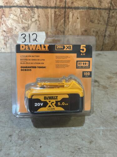 New aftermarket Dewalt battery 20v 5ah