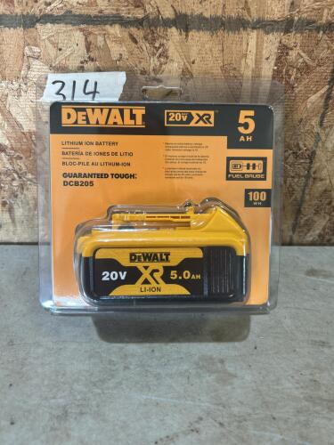New aftermarket Dewalt battery 20v 5ah
