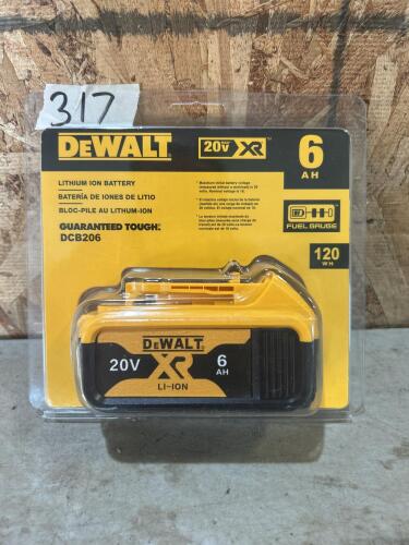 New aftermarket Dewalt battery 20v 6ah