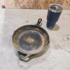 10" Cast frying pan, yeti travel mug