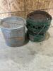 Kerosene heater, bait bucket