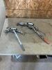 2 Ratcheting cable come-alongs