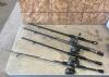 4 fishing poles in good condition