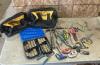 Dewalt toolbags, various tools and bits