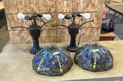 Mosaic lamp shades, lamp bases, don&rsquo;t go together