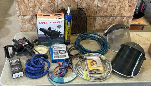 T handle drill, car trim, hoses, etc