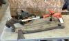 Chainsaw for parts, electric string trimmer, axe - 2