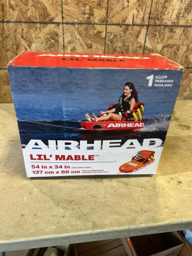 Unused 54&rdquo;x34&rdquo; inflatable tow behind tube