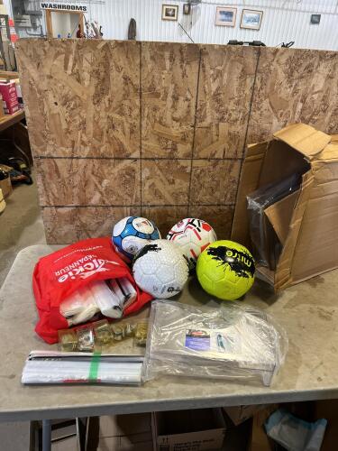 Ziplock bags, soccer balls, file organizers, etc