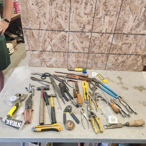 Various hand tools