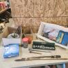 1/2" Sockets, ratchets, pry bars, lights, etc.
