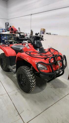 2014 Artic cat 400 w ownership, 2484km