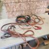 2 sets of booster cables, 1 needs repair