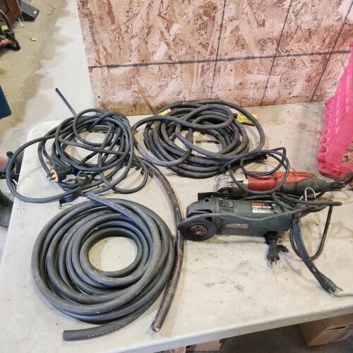 Heavy duty ext cord, 3/8" fuel line, etc