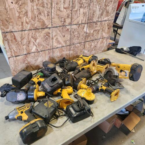 Dewalt cordless power tools untested as is