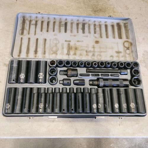 Maximum 1/2" Dr impact socket set