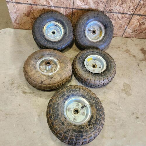 5 Dolly wheels