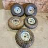 5 Dolly wheels