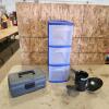 120HP Mercury outboards propeller, plastic storage drawers