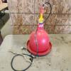 Hanging poultry waterer